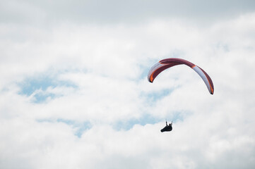 pure adrenaline by paragliding over the city