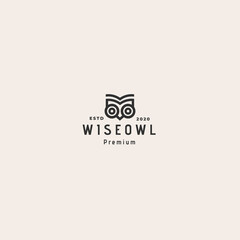 owl logo, Bird logo, abstract logo design