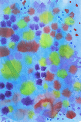 Hand drown watercolor abstract  background