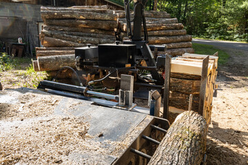 old log splitter