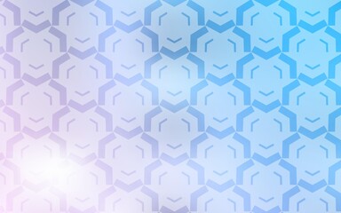 Light Pink, Blue vector layout with bent lines. An elegant bright illustration with gradient. Template for cell phone screens.