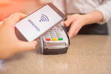 Telephone payment for services, banking services, bank transfer and payment using a gadget