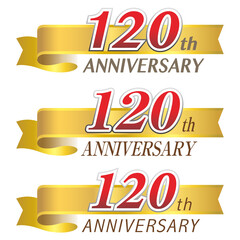 110th anniversary　110周年記念のグラフィックベクター素材

