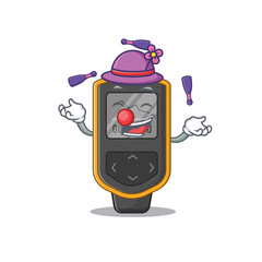 A dive computer cartoon design style love playing juggling