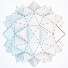 Geometric shapes design,3d illustration 