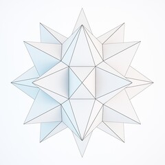 Geometric shapes design,3d illustration 