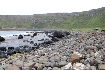 The Giant's Causeway is an area of about 40,000 interlocking basalt columns, the result of an ancient volcanic fissure eruption. It is located in County Antrim on the north coast of Northern Ireland