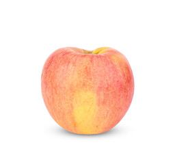 A apple isolated on white background.