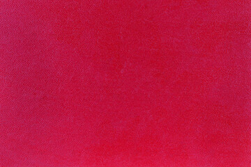 Red leather abstract background. Close up red leather texture. Red background