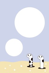 チンアナゴのポストカード