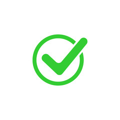 check mark icon set vector symbol isolated illustration white background