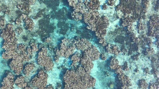 4Kドローン空撮・沖縄県・ 宮古島の美しい海