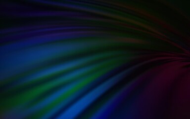 Dark BLUE vector blurred shine abstract background. Shining colored illustration in smart style. Smart design for your work.