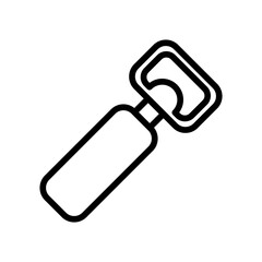 bottle opener tool line style icon