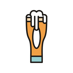 beer glass drink international day fill style