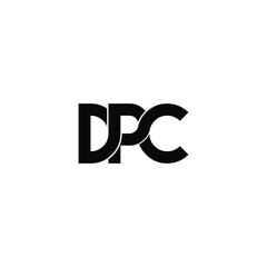 dpc letter original monogram logo design