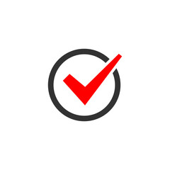 check mark icon sets vector symbol isolated illustration white background