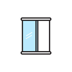 Open window icon design. vector illustration