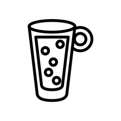 beer jar drink international day line style