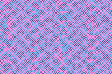 Maze pattern, 1 stroke layer and 2 fill layers