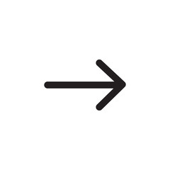 Arrow icon vector flat style illustration