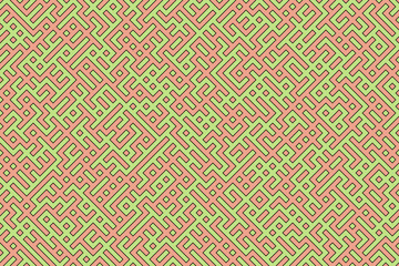 Maze pattern, 1 stroke layer and 2 fill layers