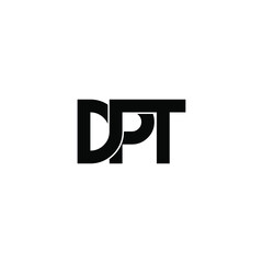 dpt letter original monogram logo design
