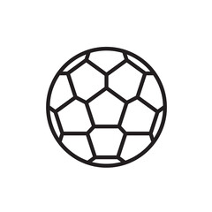 Fototapeta premium Soccer icon vector logo design template