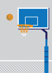 basketball play ball illustration