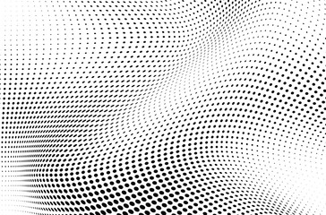 The halftone texture is monochrome. Vector chaotic background
