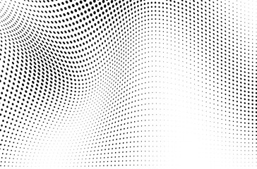 The halftone texture is monochrome. Vector chaotic background