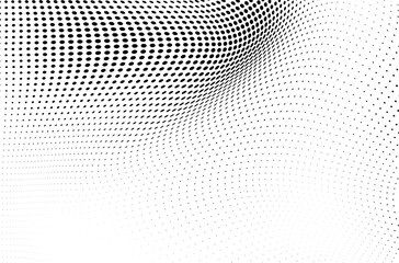 The halftone texture is monochrome. Vector chaotic background