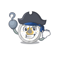 one hook hands Pirate character old kitchen timer cartoon design