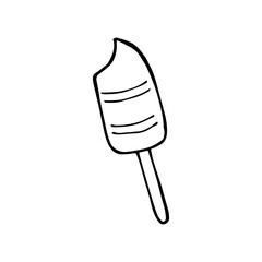 hand-drawn illustration ice cream