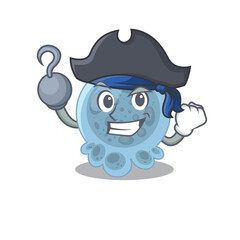 one hook hands Pirate character pasteurella cartoon design