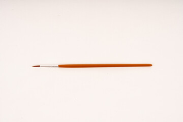 paintbrush on white background.
