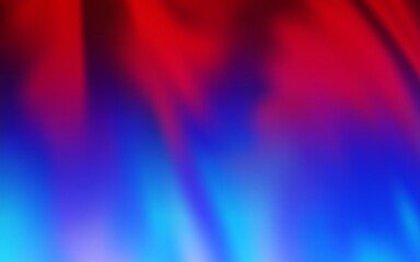 Light Blue, Red vector blurred shine abstract background. Creative illustration in halftone style with gradient. Background for a cell phone.