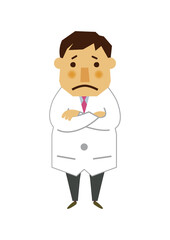 医者のイラスト。人物素材。医療関係。