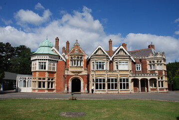 Bletchley Park Mansion in Buckinghamshire was the main base for Allied code breaking during World...