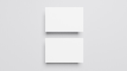 Business Two Cards  Mockup-3D Illustration-85x55mm