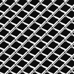 Seamless abstract geometric patterns. Elements similar to solar panels construction.