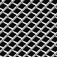 Seamless abstract geometric patterns. Elements similar to solar panels construction.