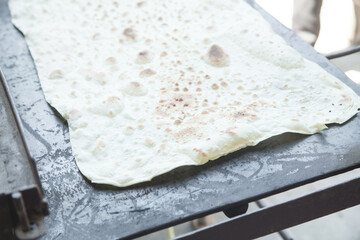 Armenian bread lavash. Healthy food