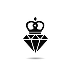 Diamond Icon with shadow