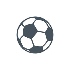 Soccer Ball Icon. Football Element Sign and Symbol for Design, Presentation, Website or Apps Elements