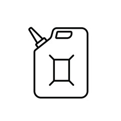 jerry cans line icon vector 