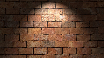 Exterior brick wall texture background.