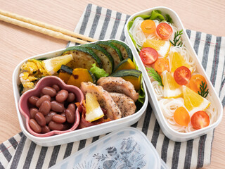 手作りのおいしい夏のお弁当【素麺 そうめん】