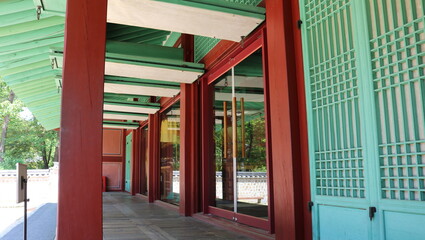 entrance to the house