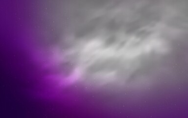 Light Pink vector texture with milky way stars. Shining illustration with sky stars on abstract template. Smart design for your business advert.